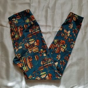 Lularoe os floral leggings